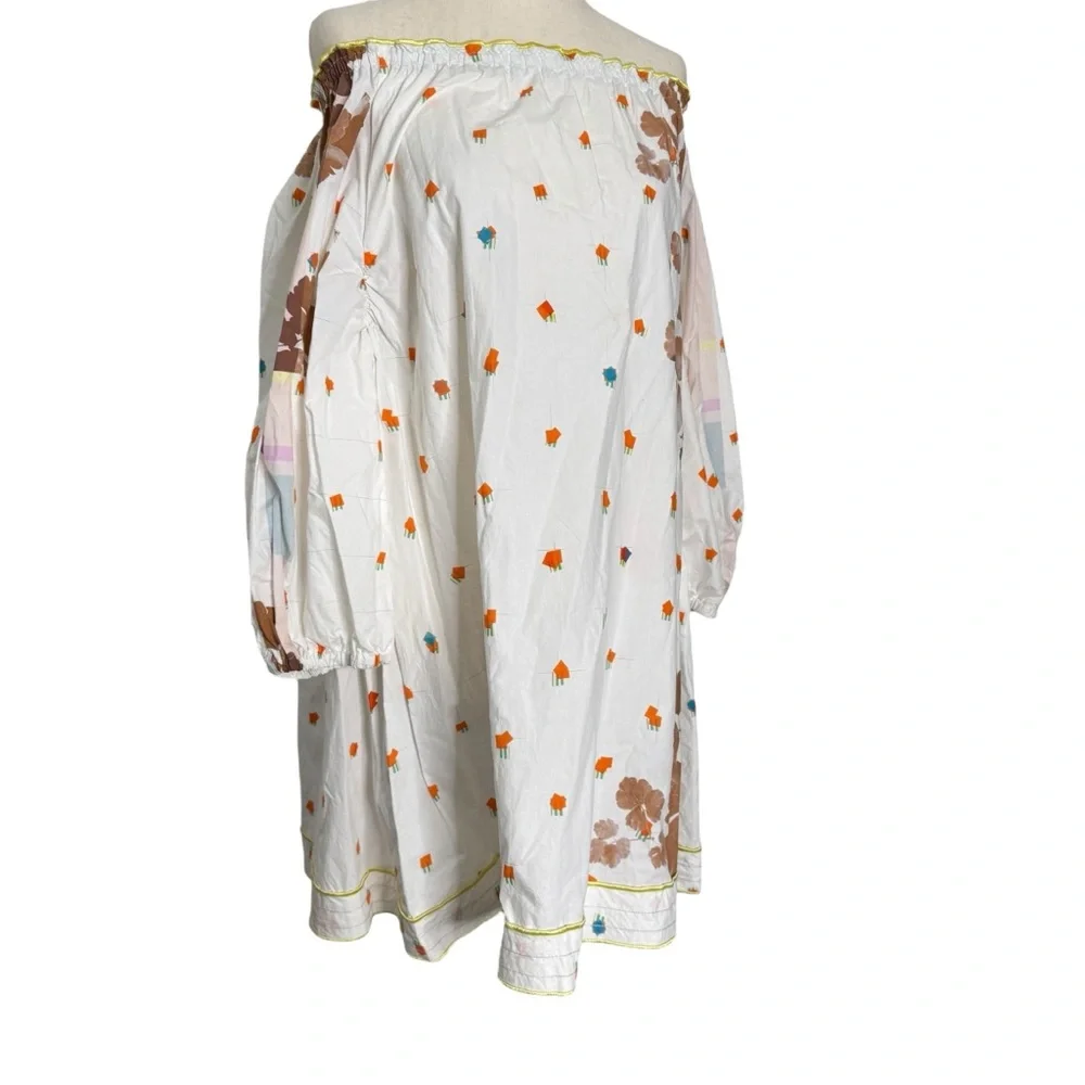 Rohka‎ Cotton Printed Mini Dress - Picture 3 of 11